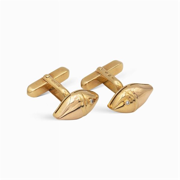 Bulgari, gemelli pesci collezione Naturalia