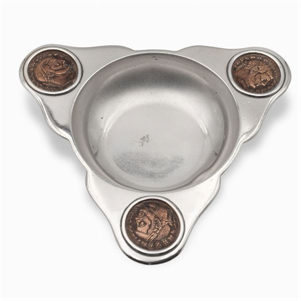 Bulgari, silver ashtray