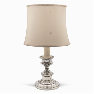 Lampada da Tavolo in Argento