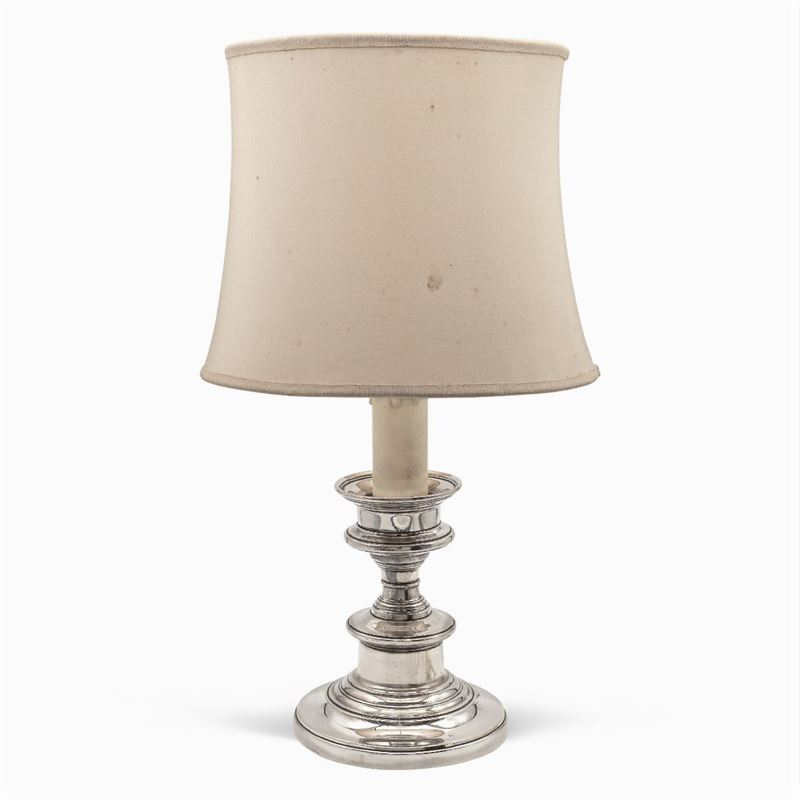 Lampada da Tavolo in Argento