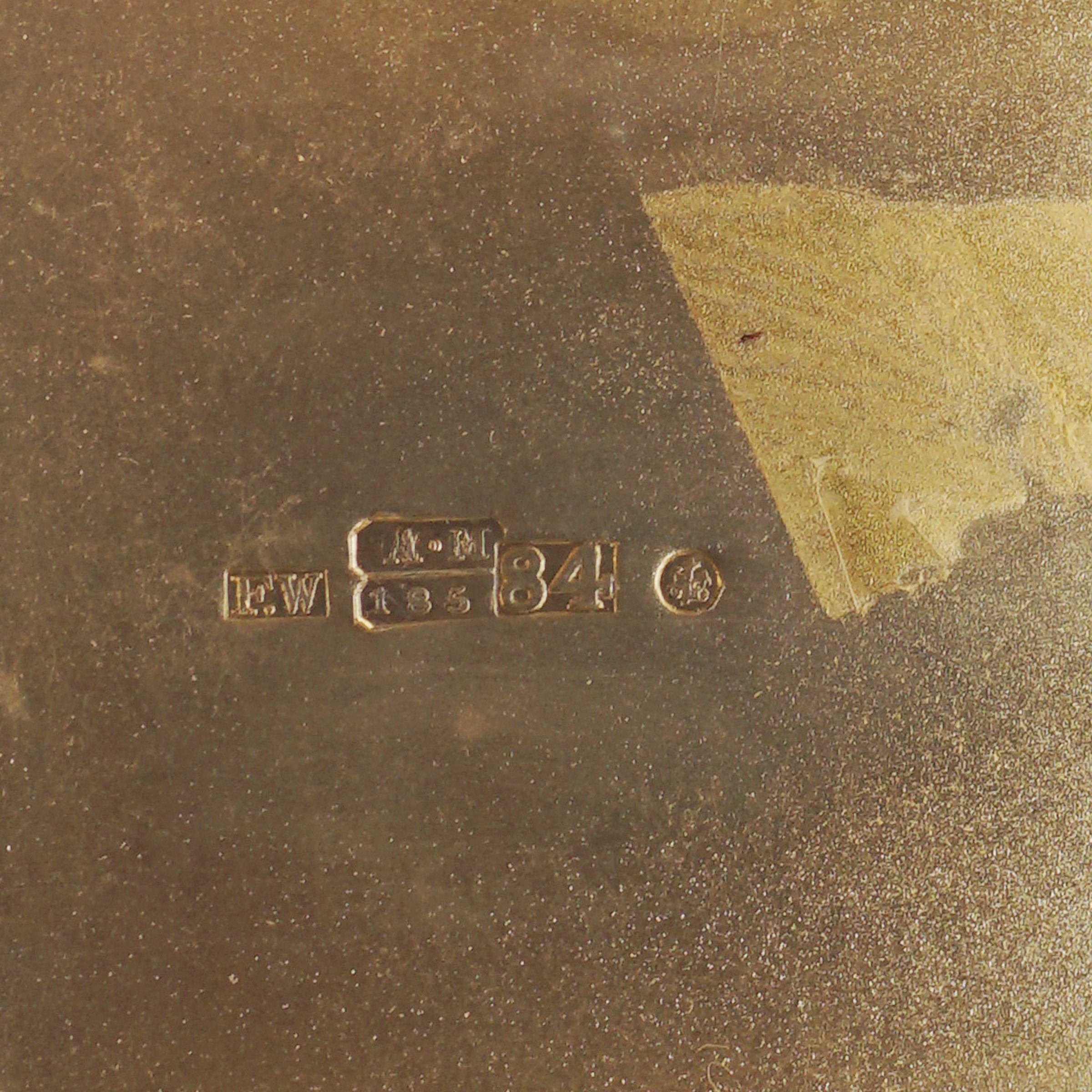 Tabacchiera in oro e argento