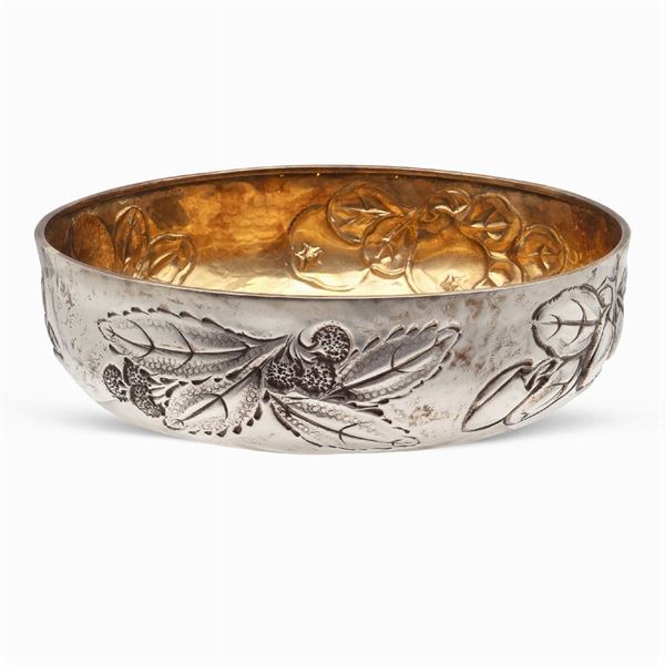 Silver and vermeil centerpiece