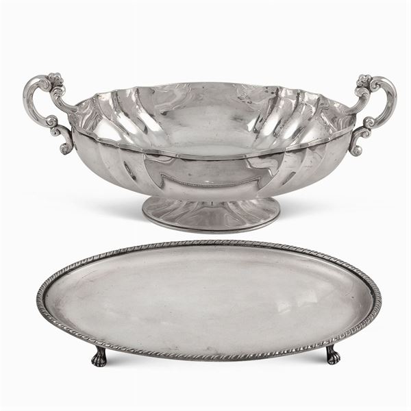 Group of silver objects (2)