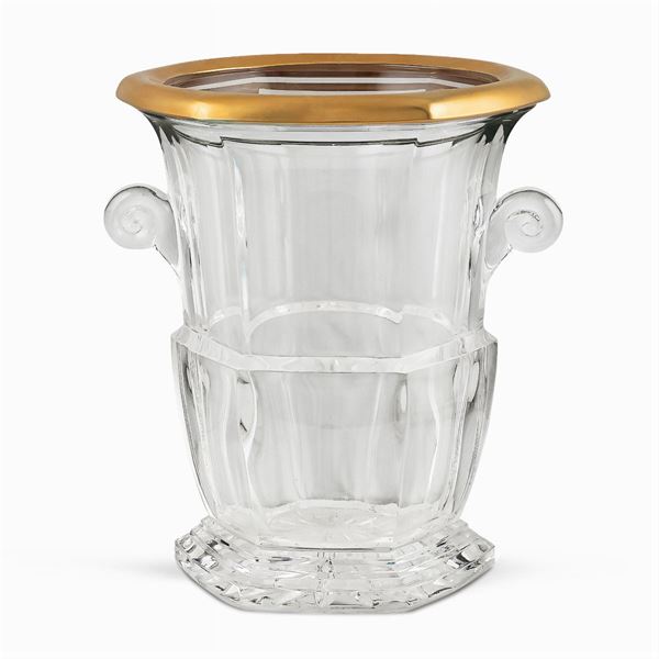 Cut crystal bottle bucket