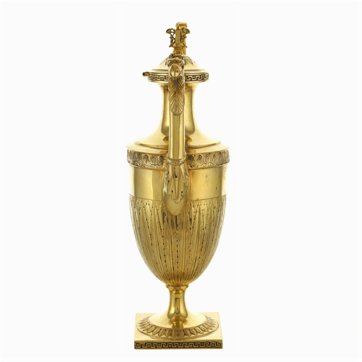 Caffettiera in Argento Vermeil