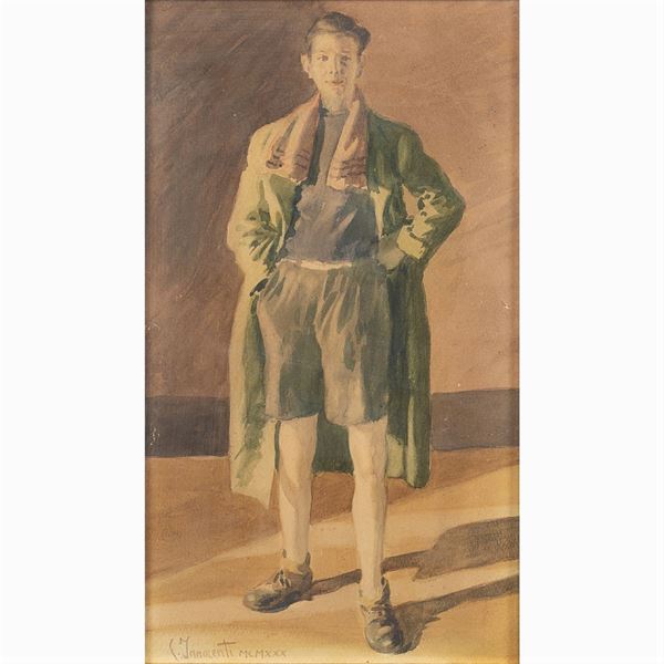 Camillo Innocenti  (1871 - 1961)  - Asta DIPINTI E GRAFICA DEL 900  - Colasanti Casa d'Aste