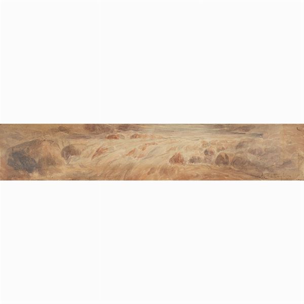 Alessandro Battaglia  (Roma 1870 - 1940)  - Asta DIPINTI E GRAFICA DEL 900  - Colasanti Casa d'Aste