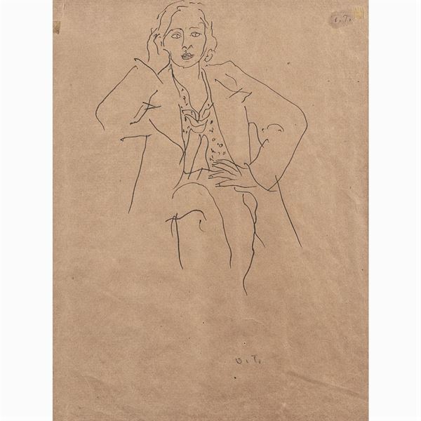 Orfeo Tamburi : Orfeo Tamburi  (Jesi 1910 - Parigi 1994)  - Auction 20TH CENTURY PAINTINGS AND PRINTS - Colasanti Casa d'Aste