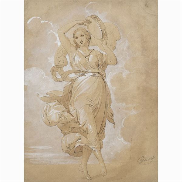 Alessandro Capalti  (Roma 1817 - 1868)  - Auction PAINTINGS | FURNITURE | WORKS OF ART - Colasanti Casa d'Aste