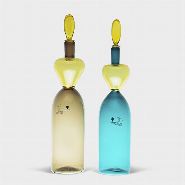 Gio Ponti, prod. Venini (2)  (Murano, 1982)  - Asta DESIGN | ARTI DECORATIVE - Colasanti Casa d'Aste