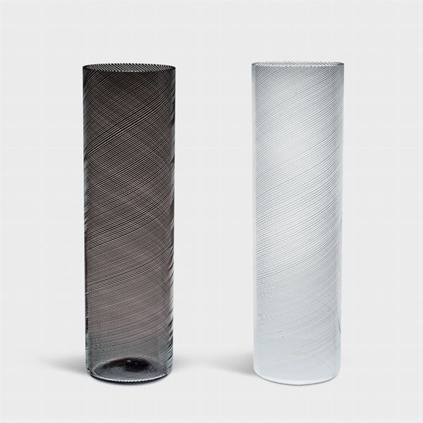 Tapio Wirkkala, prod. Venini (2)  (Murano, 1980s)  - Auction DESIGN AND 20TH CENTURY DECORATIVE ARTS - Colasanti Casa d'Aste
