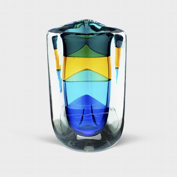 Fulvio Bianconi, prod. Venini  (Murano, 2000)  - Auction DESIGN AND 20TH CENTURY DECORATIVE ARTS - Colasanti Casa d'Aste