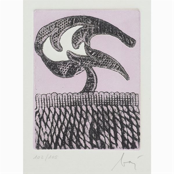 Enrico Baj : Enrico Baj  (Milano 1924 - Vergiate 2003)  - Asta DIPINTI E GRAFICA DEL 900  - Colasanti Casa d'Aste