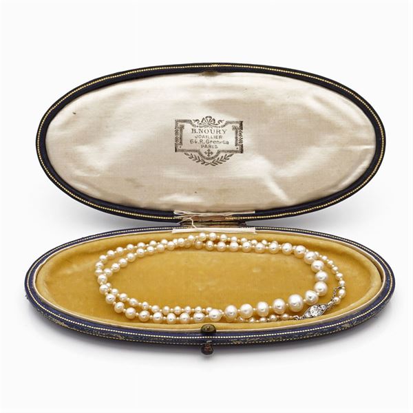 Collana di perle naturali