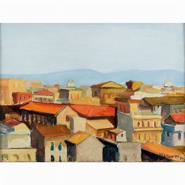 Pietro Marcozzi  (Italia, 20th century)  - Auction WEB ONLY 20TH CENTURY PAINTINGS PRINTS AND SCULPTURES - Colasanti Casa d'Aste