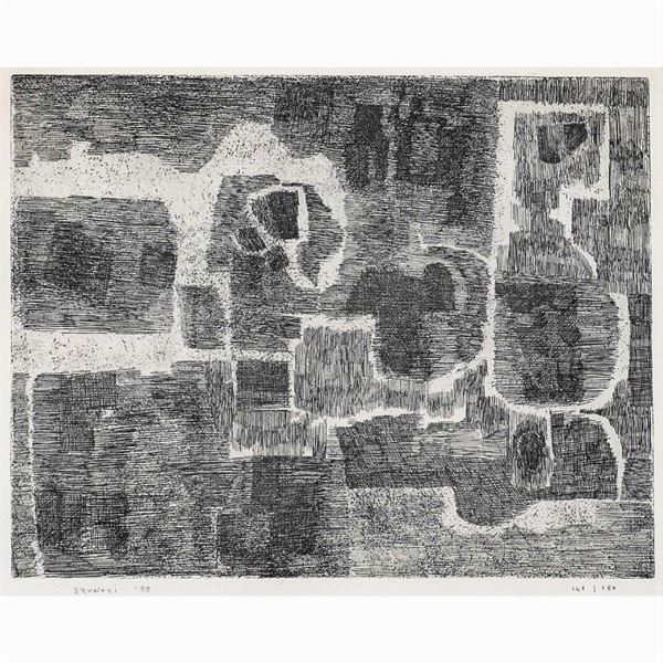 Enzo Brunori  (Perugia 1924 - Roma 1993)  - Auction WEB ONLY 20TH CENTURY PAINTINGS PRINTS AND SCULPTURES - Colasanti Casa d'Aste