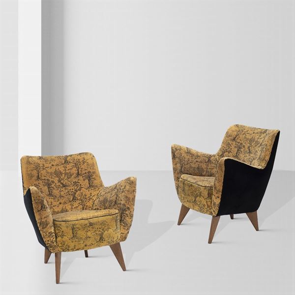 Guglielmo Veronesi, prod. I.S.A. (2)  (Italy, 1950s)  - Auction DESIGN AND 20TH CENTURY DECORATIVE ARTS - Colasanti Casa d'Aste