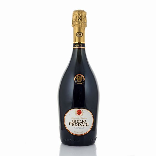 Giulio Ferrari, Riserva del Fondatore 2002  (Trento, F.lli Lunelli)  - Asta VINI E DISTILLATI - Colasanti Casa d'Aste
