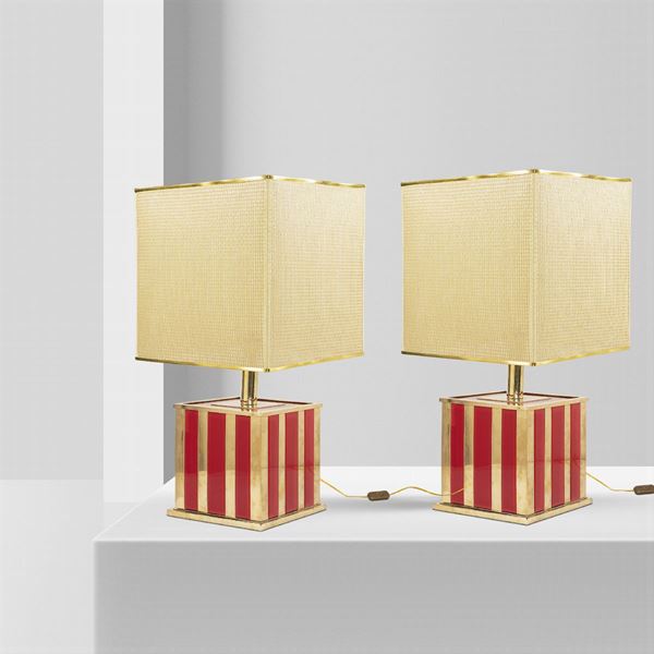 Italian manufacture (2)  (1970/80s)  - Auction DESIGN AND 20TH CENTURY DECORATIVE ARTS - Colasanti Casa d'Aste