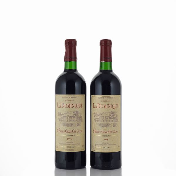 Château La Dominique 1998, Grand Cru Classé  (Saint-Émilion, Bordeaux)  - Asta VINI E DISTILLATI - Colasanti Casa d'Aste