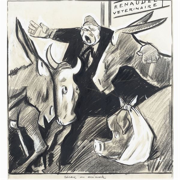 Mario Sironi : Mario Sironi  (Sassari 1885 - Milano 1961)  - Auction MODERN AND CONTEMPORARY ART - Colasanti Casa d'Aste