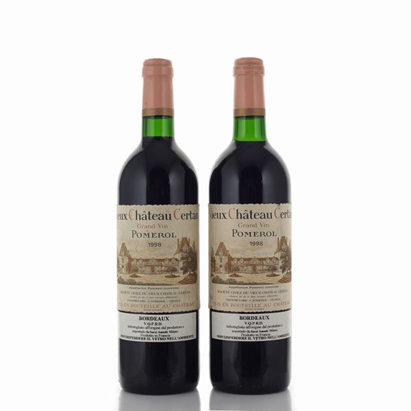 Vieux Château Certan 1998  (Pomerol, Bordeaux)  - Asta VINI E DISTILLATI - Colasanti Casa d'Aste