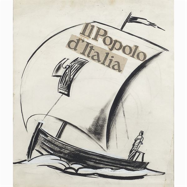 Mario Sironi : Mario Sironi  (Sassari 1885 - Milano 1961)  - Asta ARTE MODERNA E CONTEMPORANEA  - Colasanti Casa d'Aste
