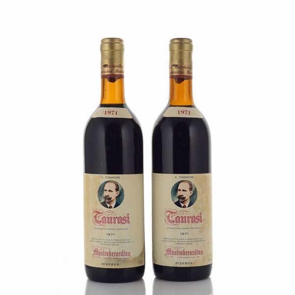 Taurasi Riserva Il Fondatore 1971, Mastroberardino  (Campania)  - Asta VINI E DISTILLATI - Colasanti Casa d'Aste