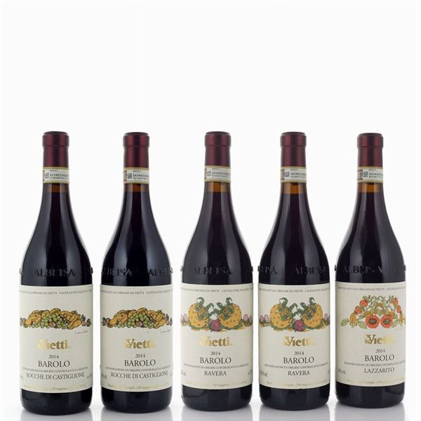 Orizzontale Barolo 2014, Vietti  (Piemonte)  - Asta VINI E DISTILLATI - Colasanti Casa d'Aste