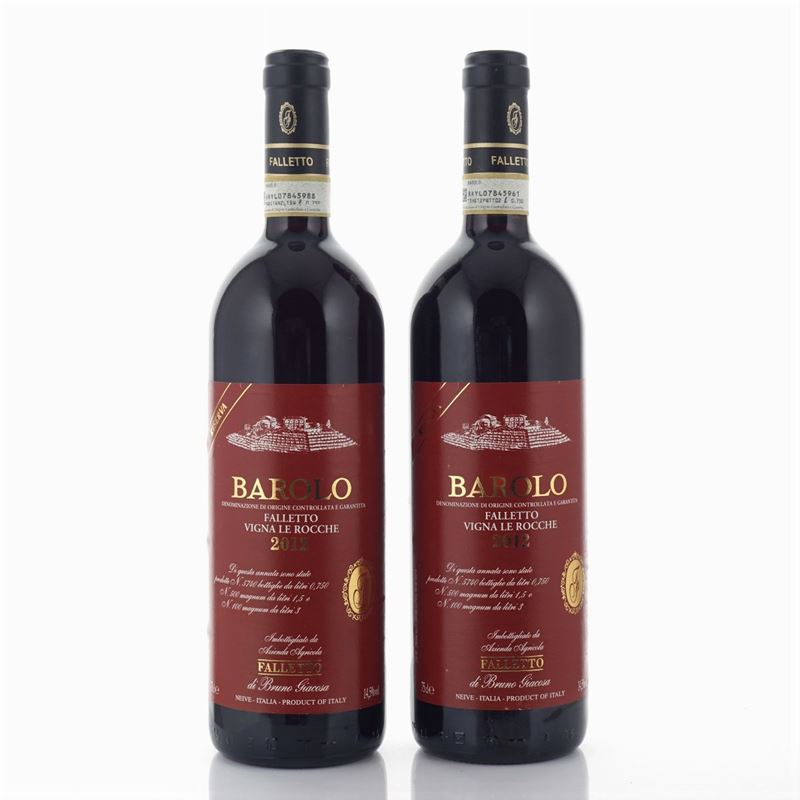 Barolo Riserva Vigna le Rocche del Falletto 2012, Etichetta Rossa Bruno Giacosa