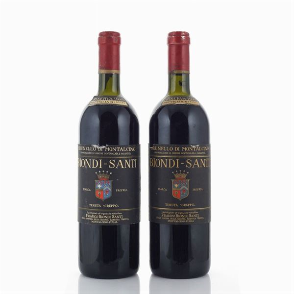 Brunello di Montalcino Riserva 1990, Tenuta Greppo Biondi-Santi  (Toscana)  - Auction Fine wine and spirits - Colasanti Casa d'Aste