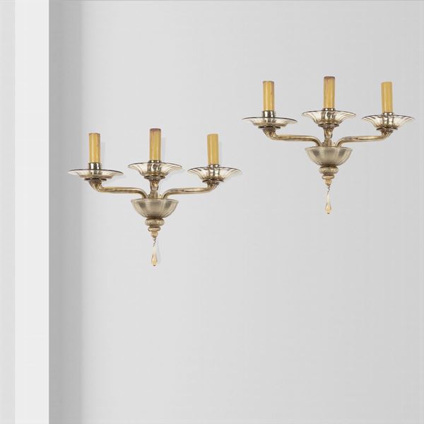 Napoleone Martinuzzi (2)  (Murano, 1930/40s)  - Auction DESIGN AND 20TH CENTURY DECORATIVE ARTS - Colasanti Casa d'Aste