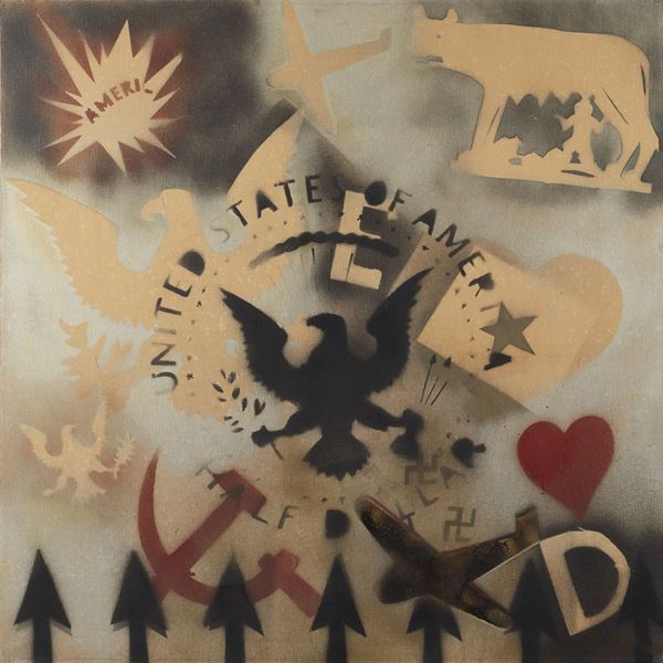 Franco Angeli : Franco Angeli  (Roma 1935 - 1988)  - Auction MODERN AND CONTEMPORARY ART - Colasanti Casa d'Aste