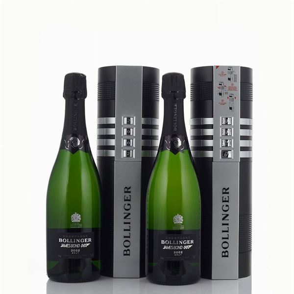 50° Anniversario James Bond 007 2002, Bollinger  (Champagne)  - Auction Fine wine and spirits - Colasanti Casa d'Aste