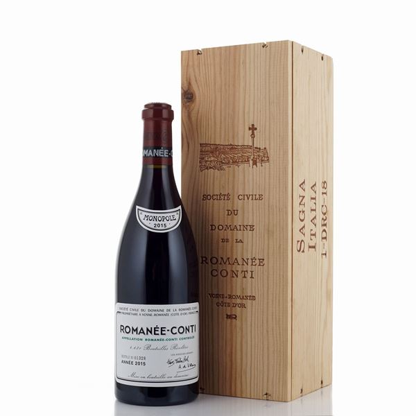 Romanée-Conti Grand Cru 2015, Domaine de la Romanée-Conti  (Borgogna)  - Asta VINI E DISTILLATI - Colasanti Casa d'Aste