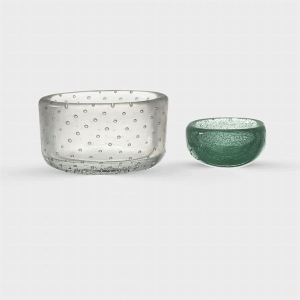 Venini Murano (2)  (Italia, anni 60)  - Asta DESIGN | ARTI DECORATIVE - Colasanti Casa d'Aste