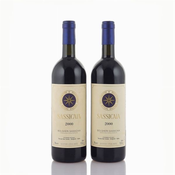 Sassicaia 2000, Tenuta San Guido  (Bolgheri)  - Auction Fine wine and spirits - Colasanti Casa d'Aste