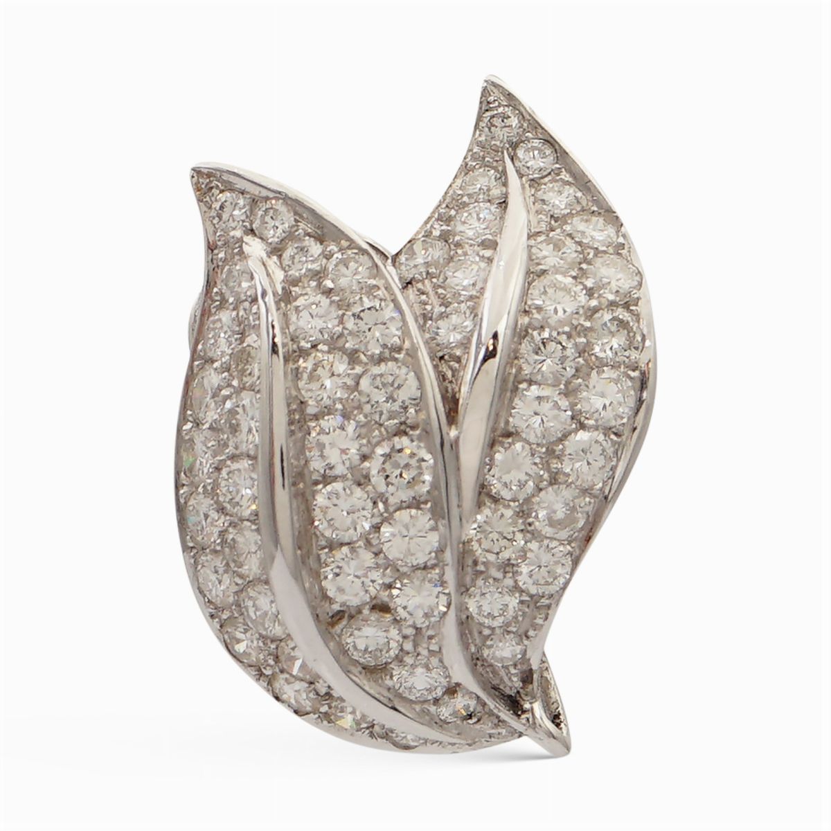 Orecchini Pendenti in Oro Bianco 18kt con Due Perle South Sea