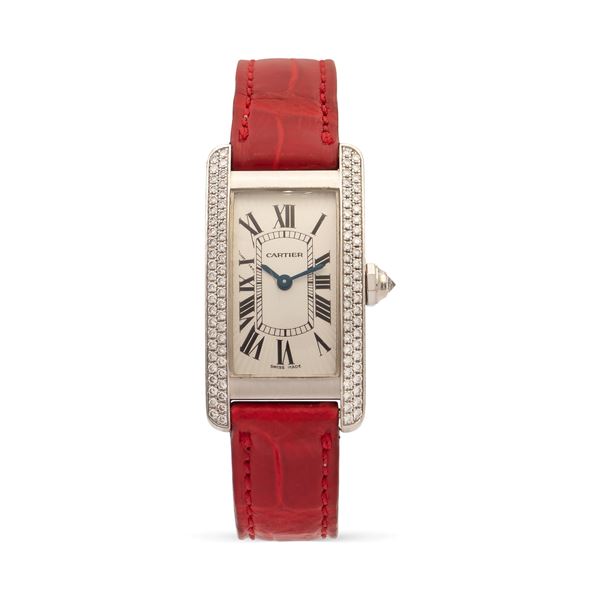 Cartier Tank Americaine, orologio da donna