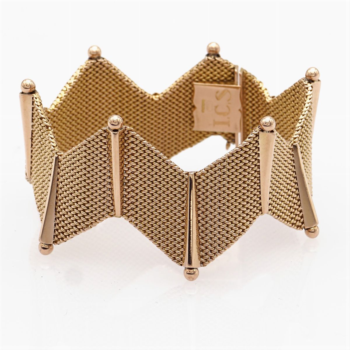 Bracciale a Zig Zag in Oro Rosa 18kt
