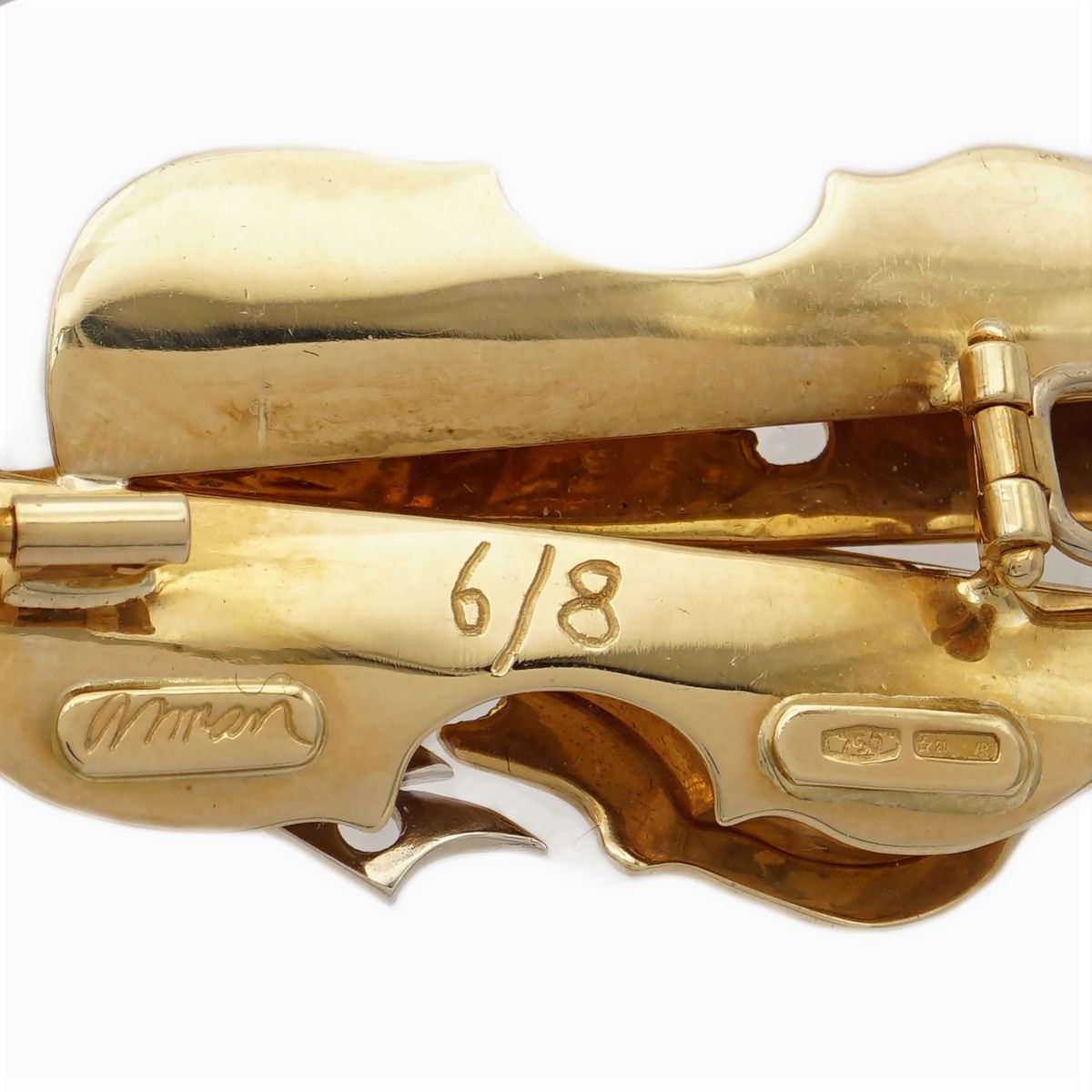 Fernandez Arman, Spilla Scultura Violino