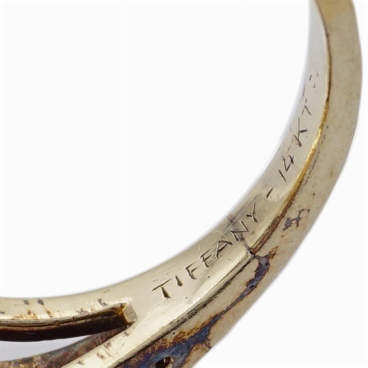 Tiffany & Co. Anello a Ponte in Oro Giallo 14kt