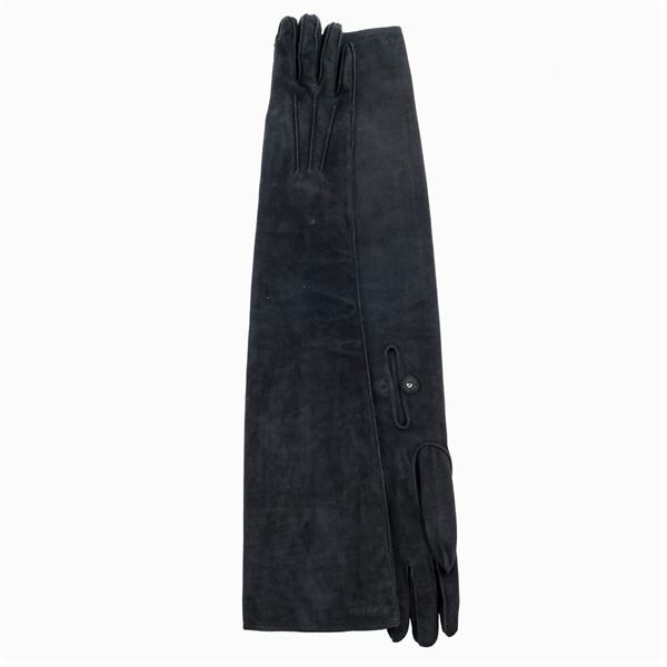 Prada, long vintage gloves