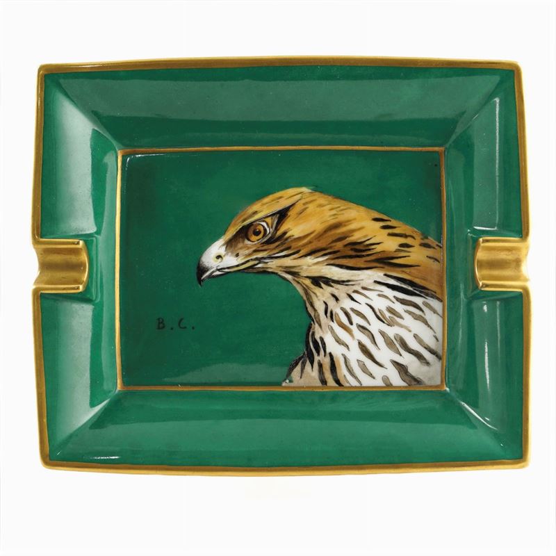 Hermès, Portacenere in Porcellana Limoges