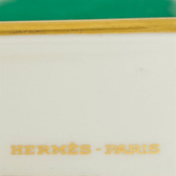 Hermes Petit Duc Limoges Porcelain Ashtray Cigar Tray - MAISON de LUXE