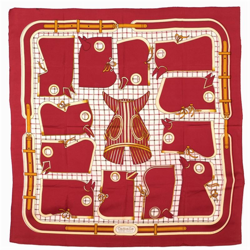 Hermès, Foulard Carré Collezione Camails