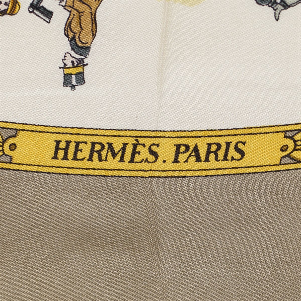 Hermès, Foulard Carré Collezione la Promenade De Longchamps