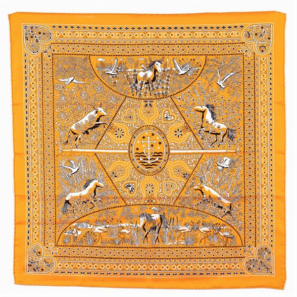 Hermès foulard carré collezione Entre Ciel et Mer