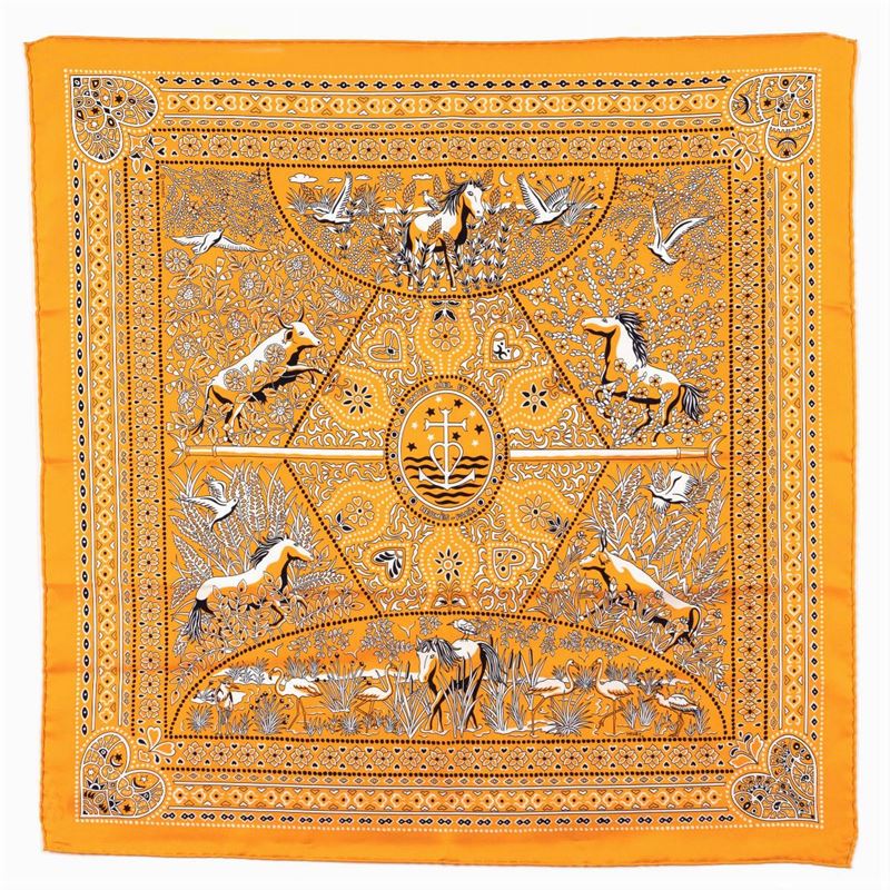Hermès Foulard Carré Collezione Entre Ciel Et Mer