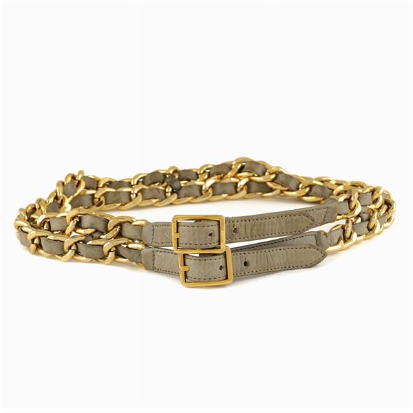Valentino, vintagedouble chain belt